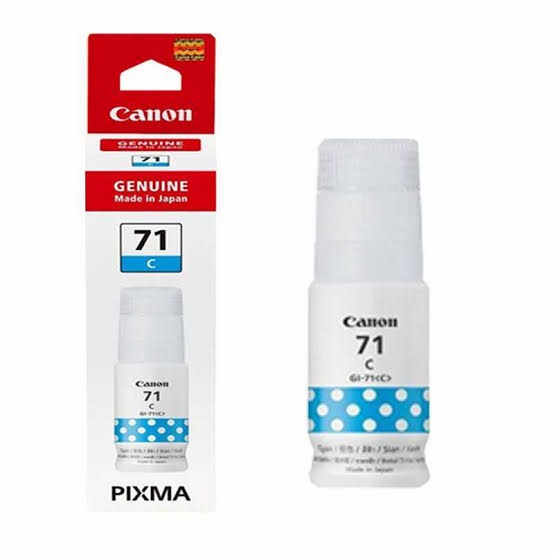 TINTA PIXMA 71 CYAN/BIRU