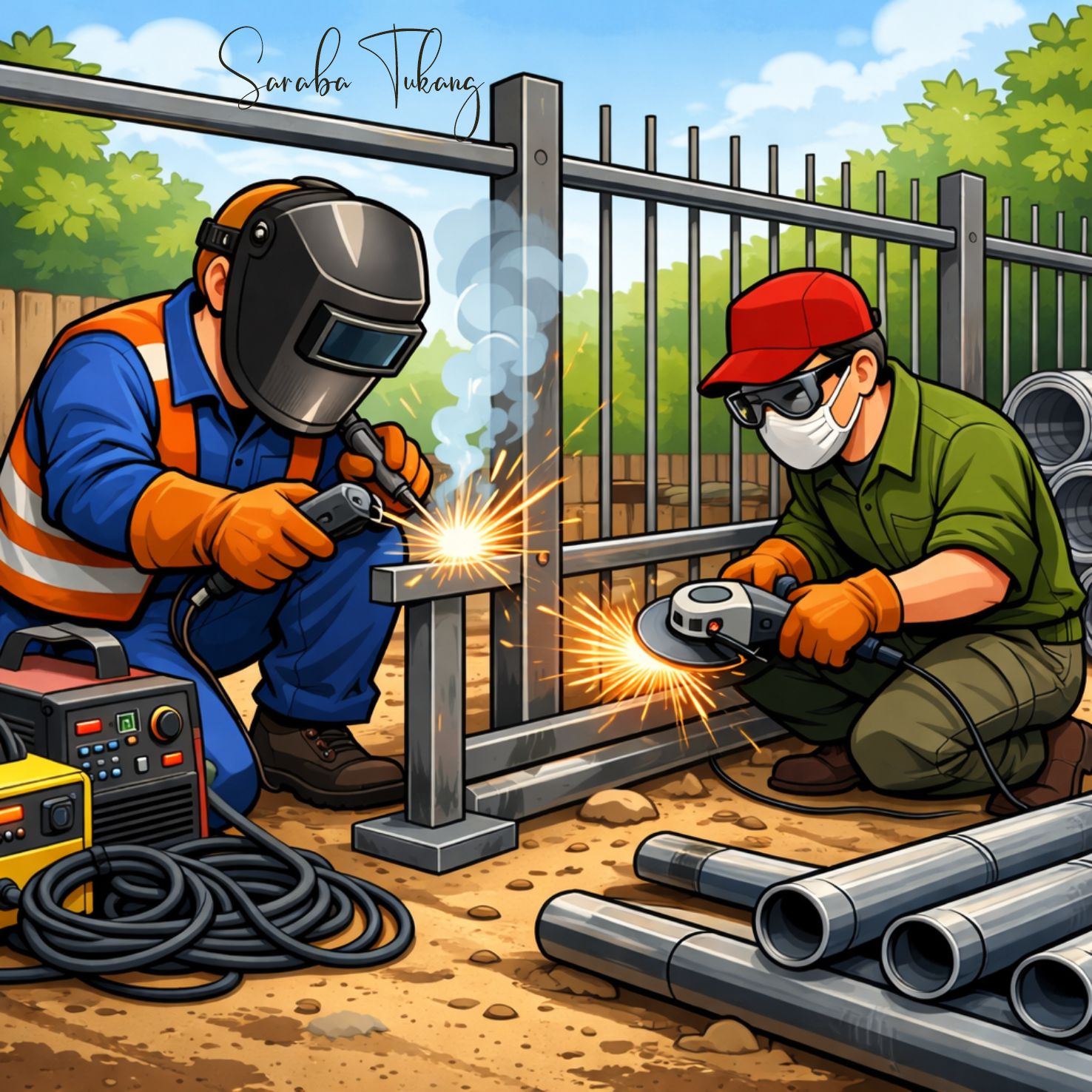 JASA PENGELASAN PAGAR