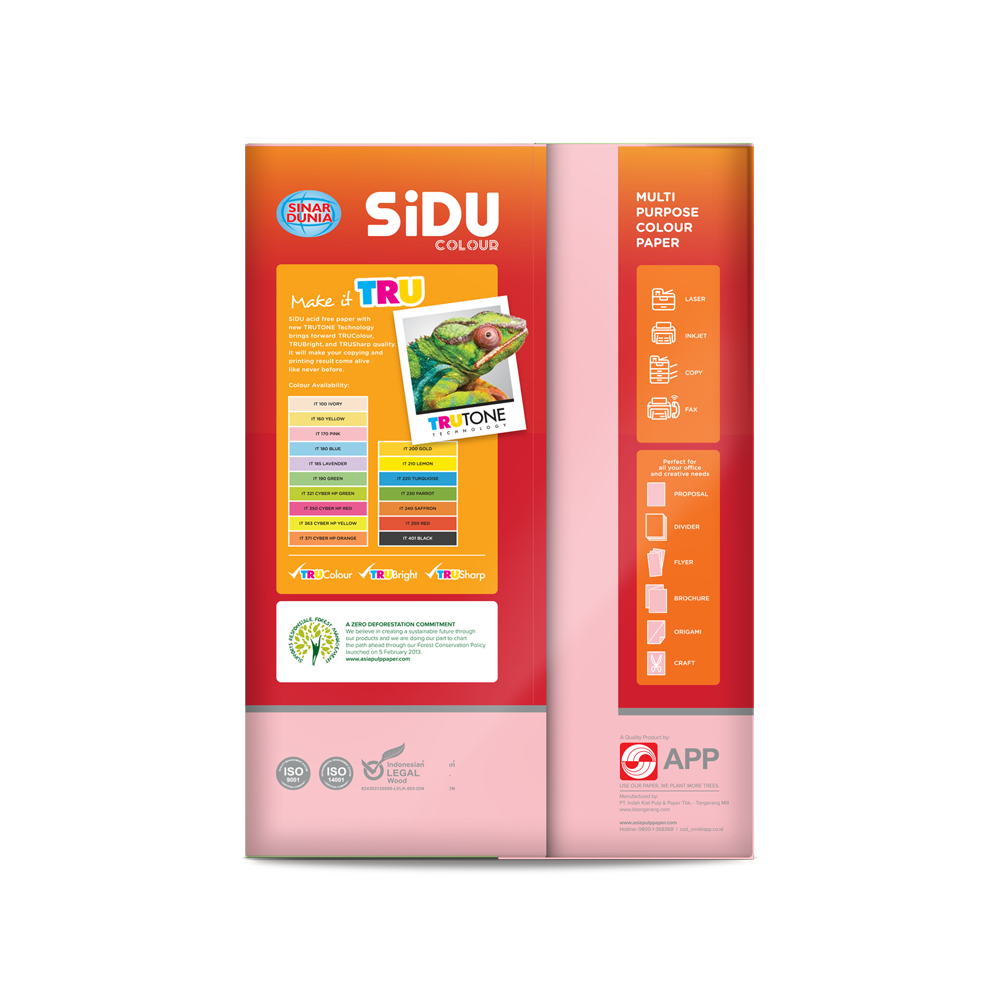 HVS WARNA SIDU A4 PINK