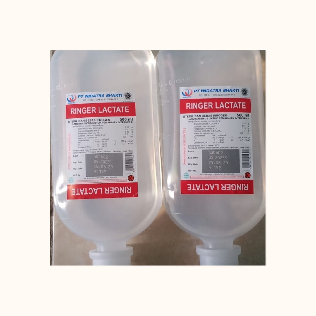 Cairan Ringer Laktat (RL) 500 ml