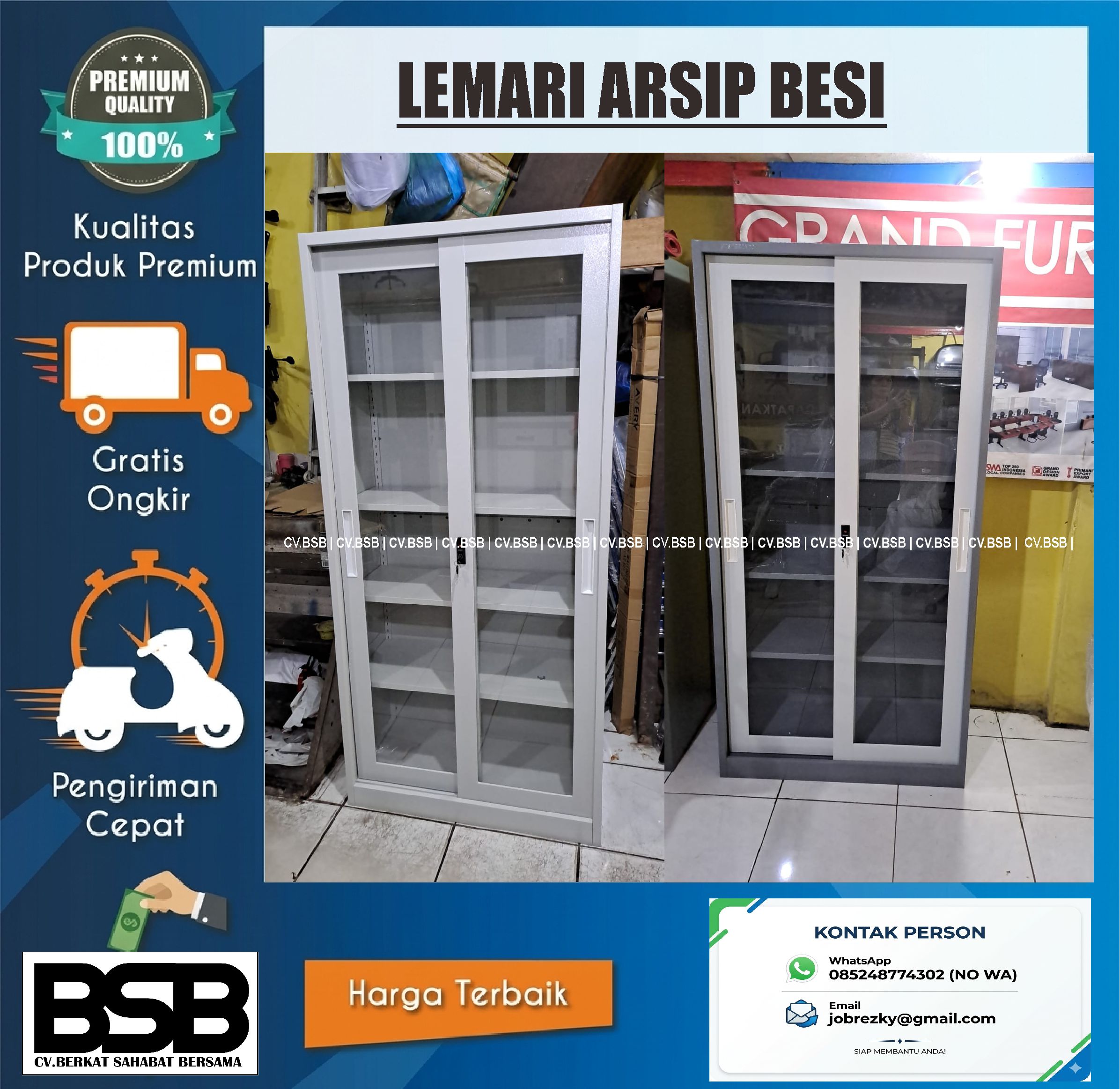 LEMARI ARSIP BESI