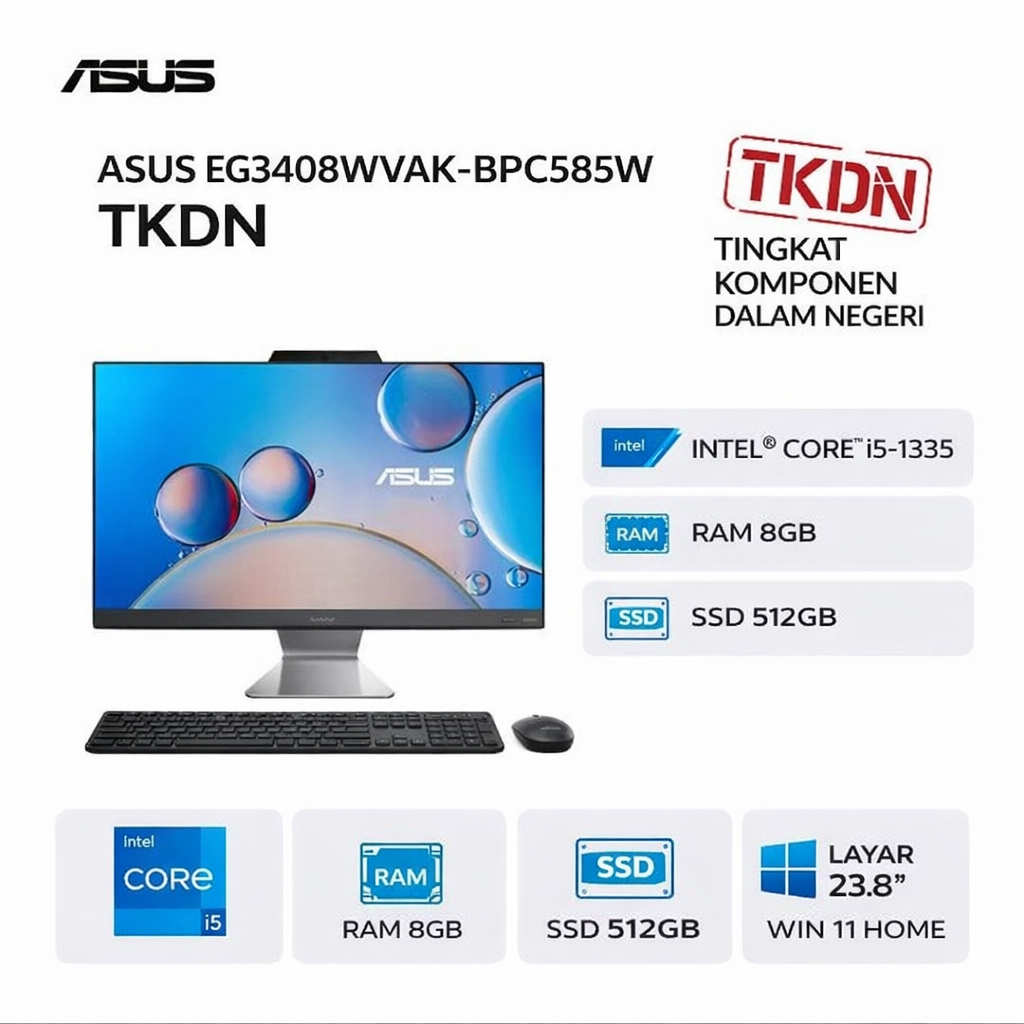 ASUS EG3408WVAK-BPC585W TKDN