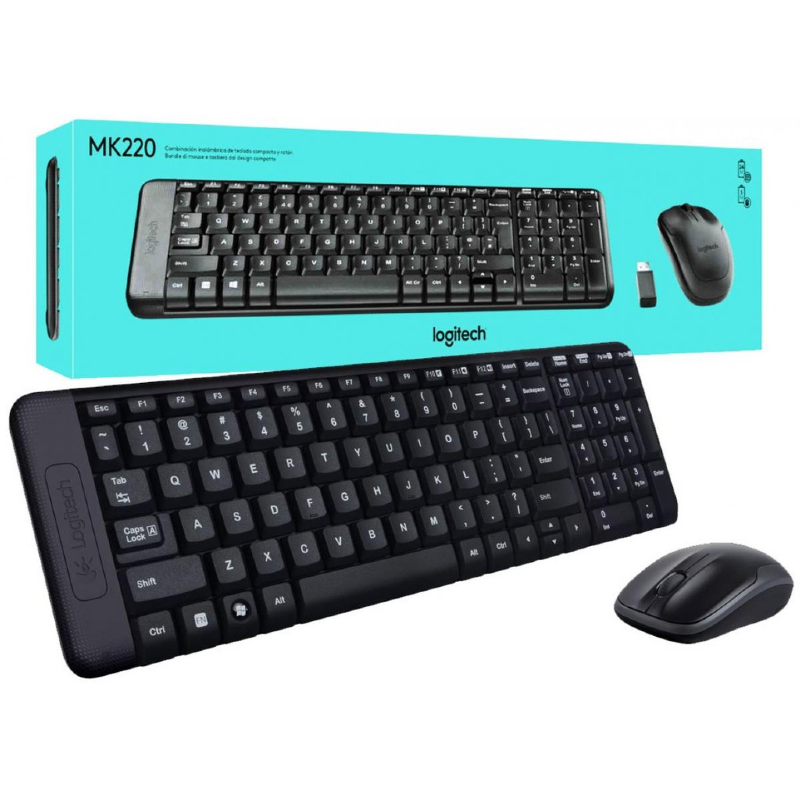 Logitech MK220 Keyboard dan Mouse