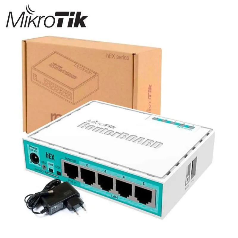 Mikrotik Routerboard RB750GR3 (HEX) 5 Port Gigabit