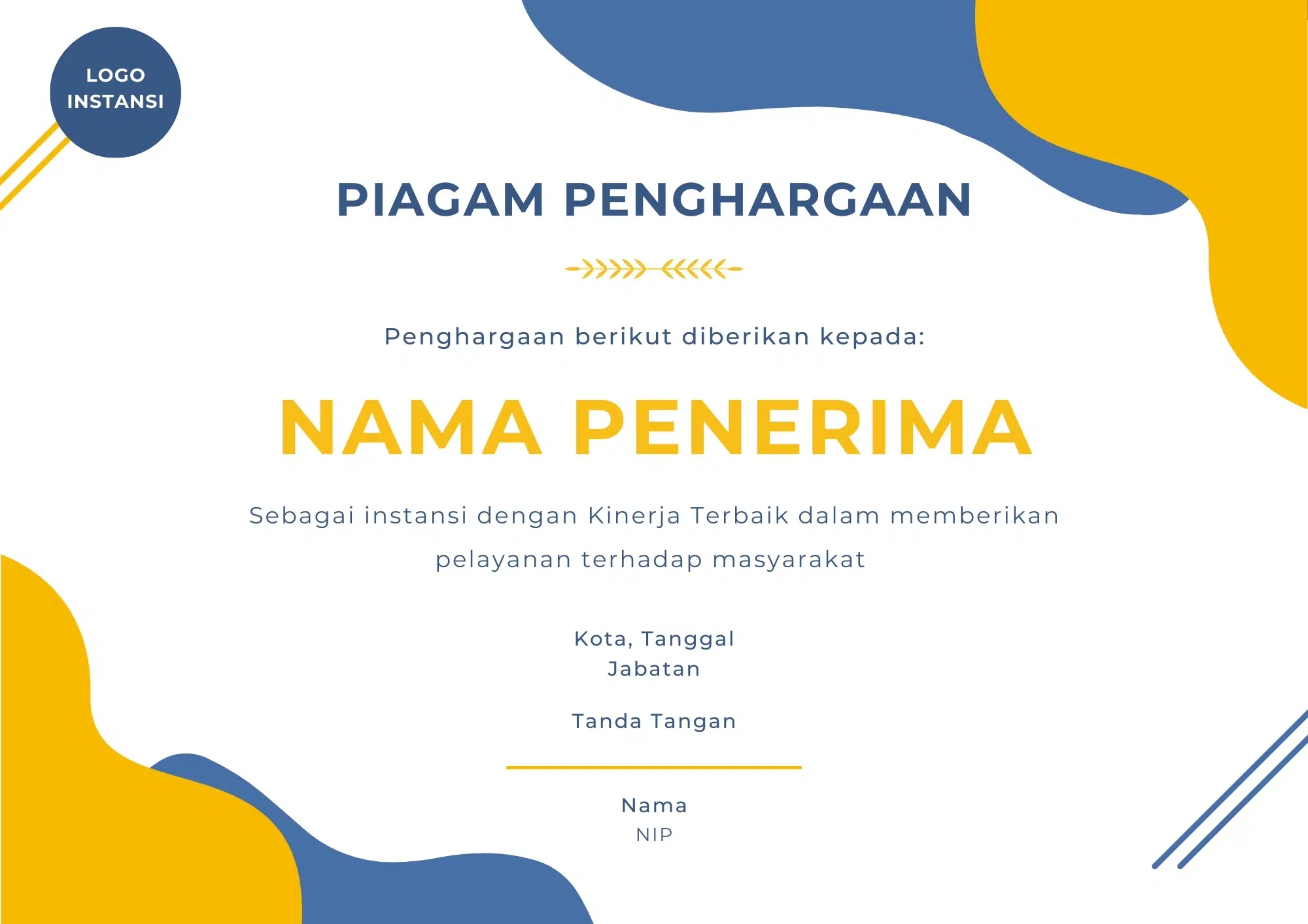 PIAGAM DAN SERTIFIKAT