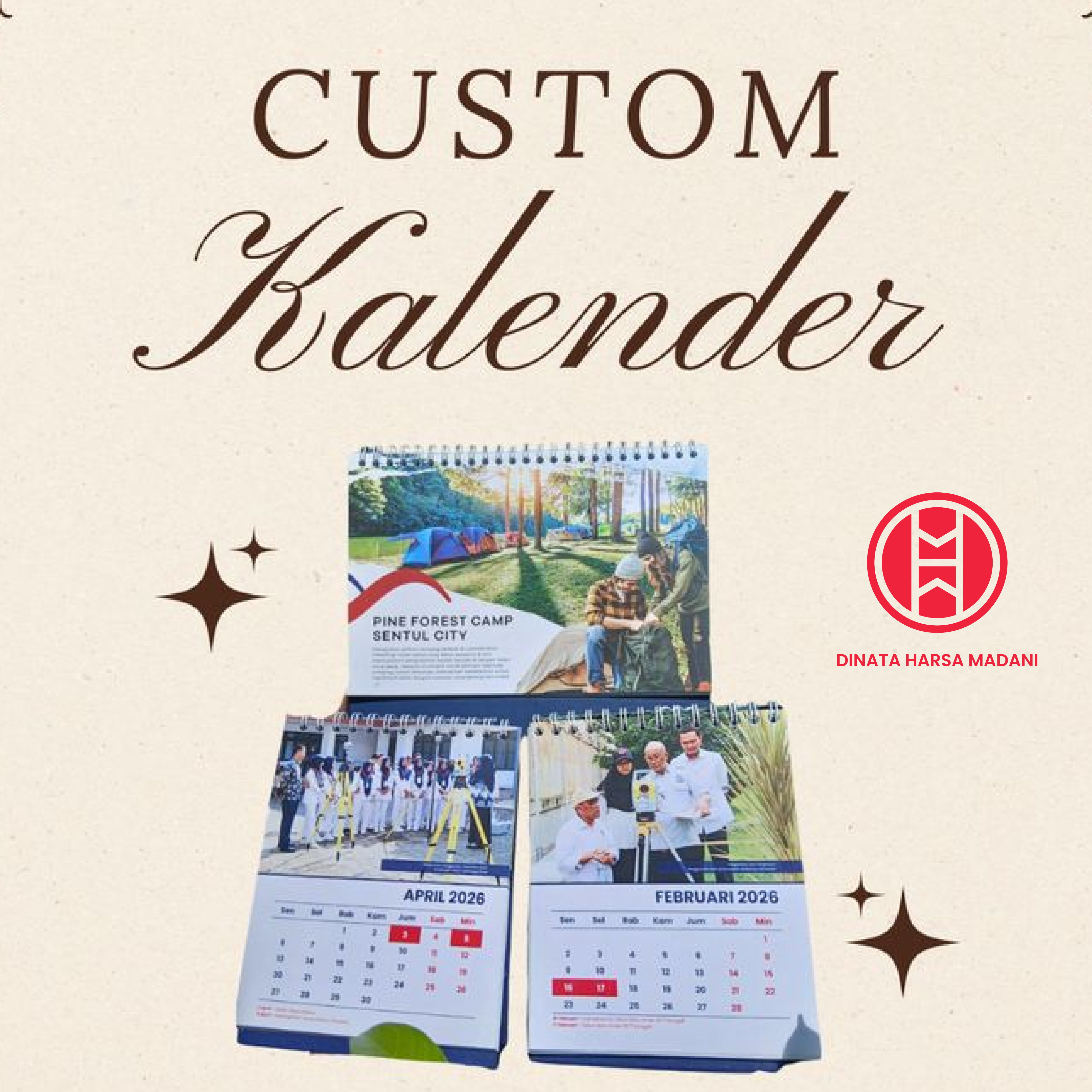 Cetak Kalender Kustom