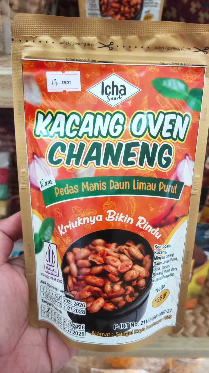 kacang oven lokal