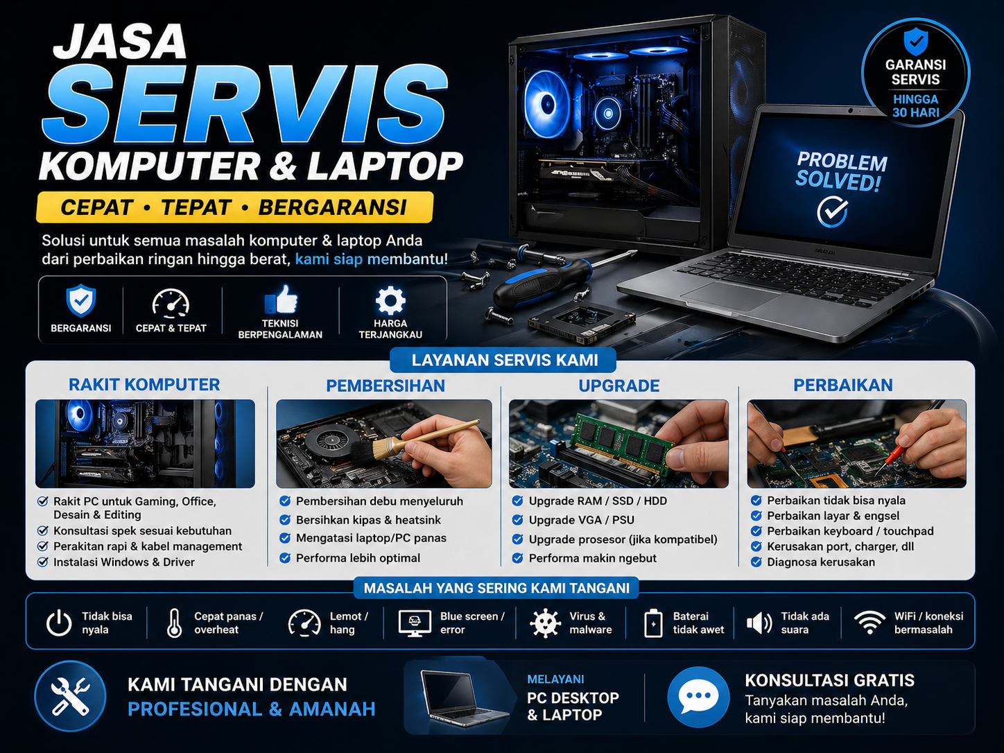 JASA SERVIS KOMPUTER & LAPTOP