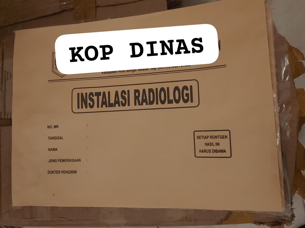 MAP RADIOLOGI (AMPLOP BESAR X-RAY)