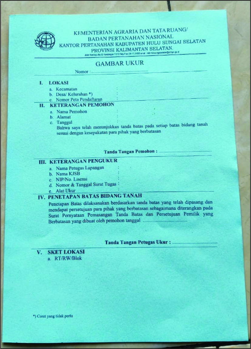 MAP GAMBAR UKUR