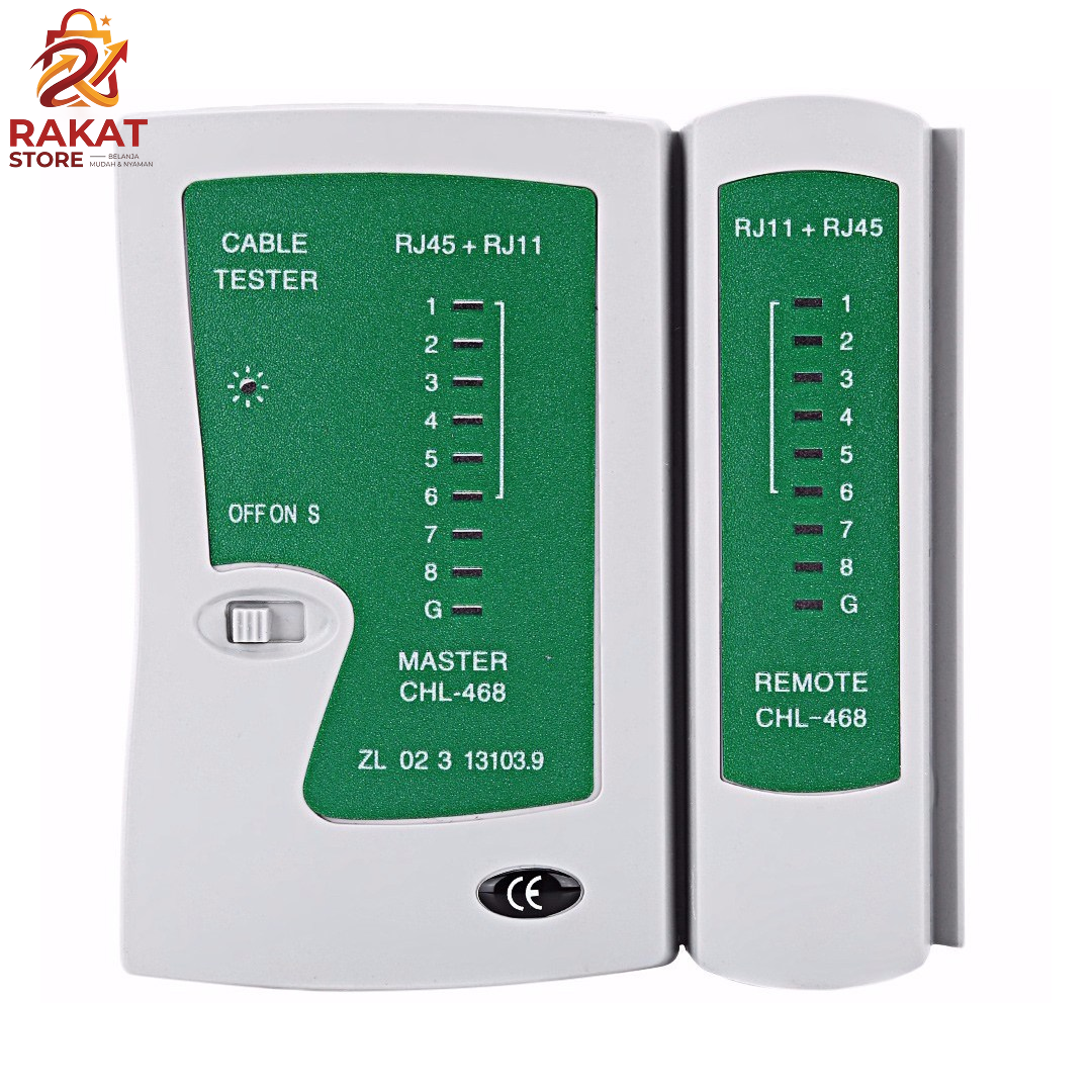 LAN Tester RJ45 & RJ11 (Kabel Jaringan & Telepon)