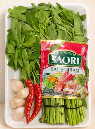 paket sayur tumis kangkung