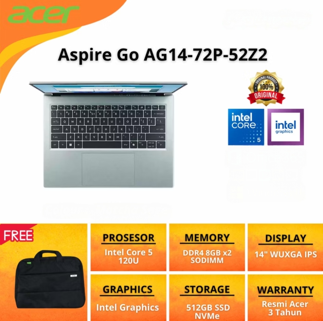 Acer Aspire Go AG14-72P-52Z2