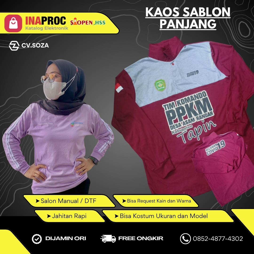 KAOS KOSTUM LENGAN PANJANG