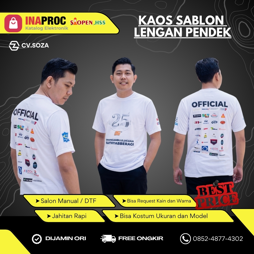 KAOS KOSTUM LENGAN PENDEK