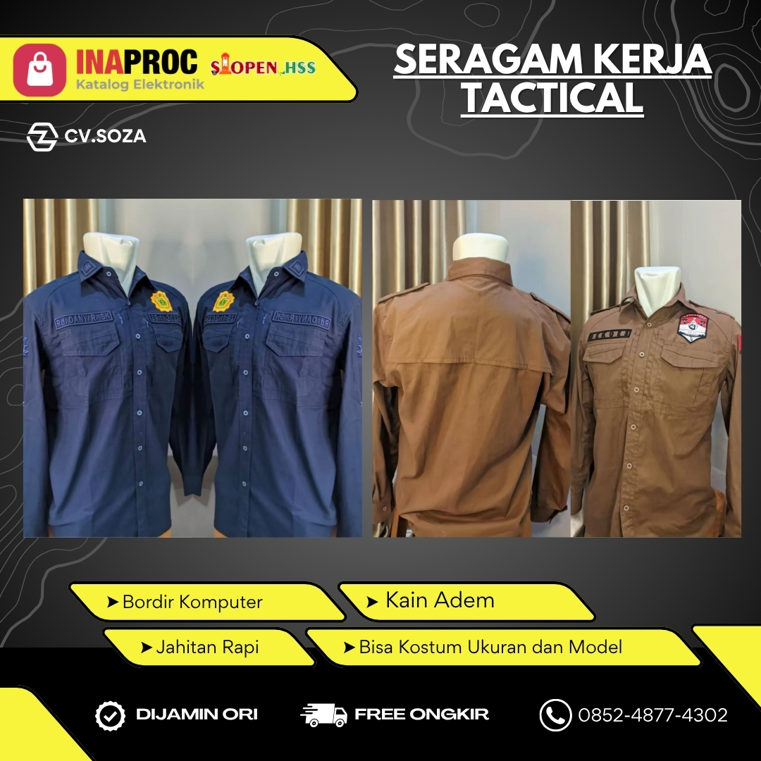 SERAGAM KEMEJA TACTICAL