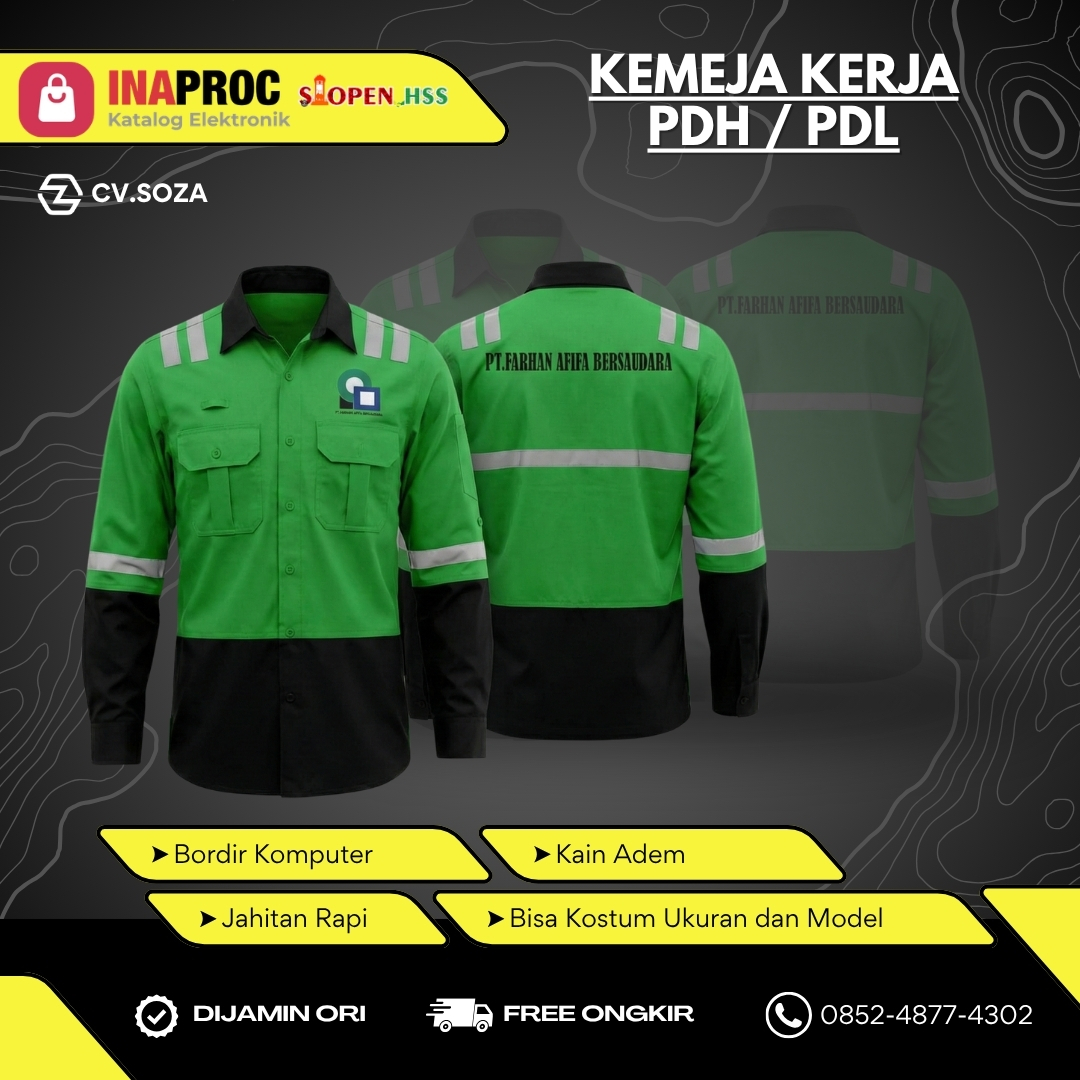 SERAGAM KEMEJA KERJA LAPANGAN
