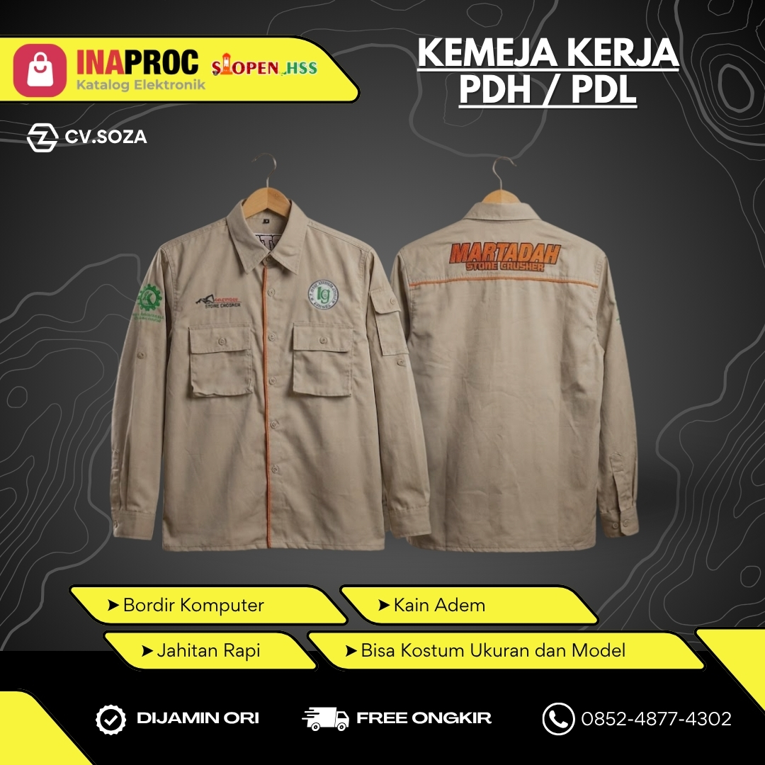 SERAGAM KEMEJA KERJA LAPANGAN