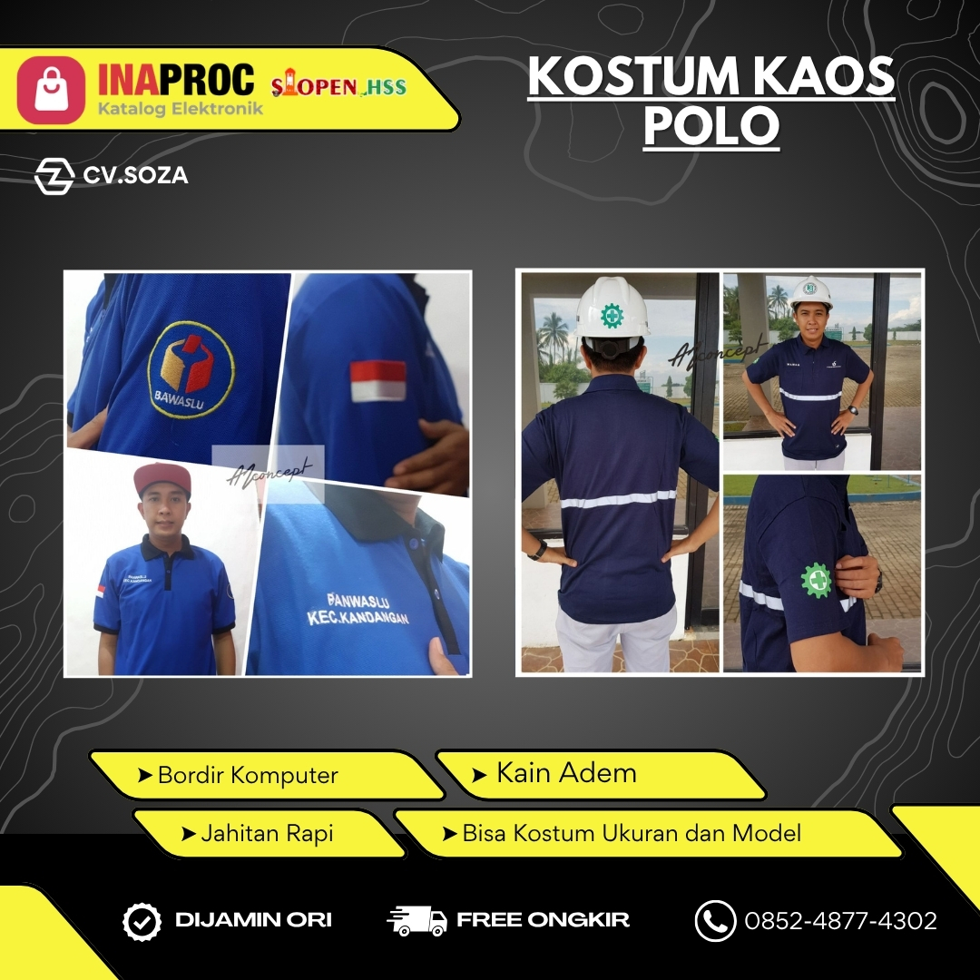 KAOS POLO BORDIR