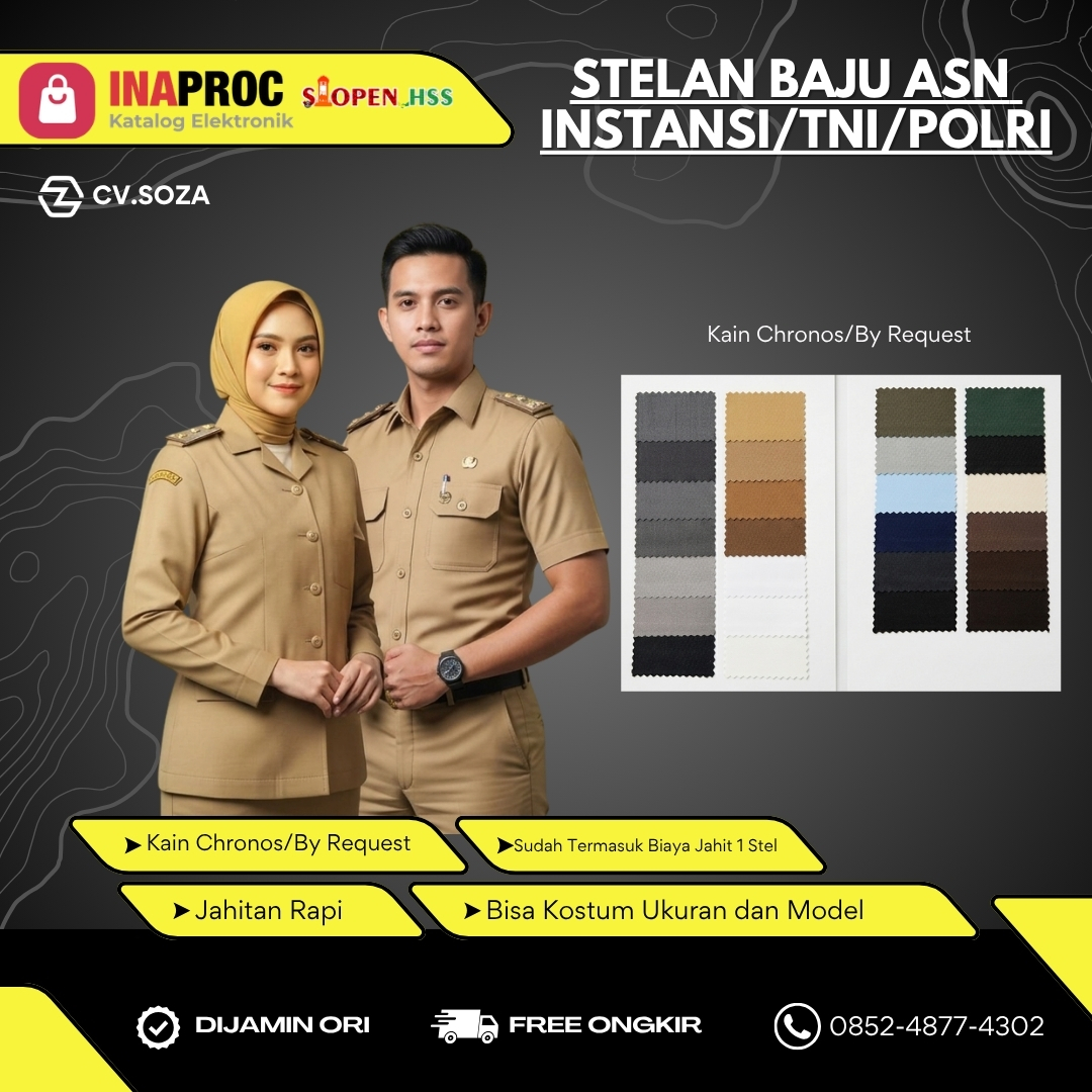 PAKAIAN DINAS BAJU DAN CELANA ASN/PNS