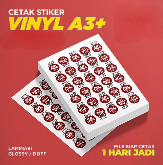 Stiker vynel