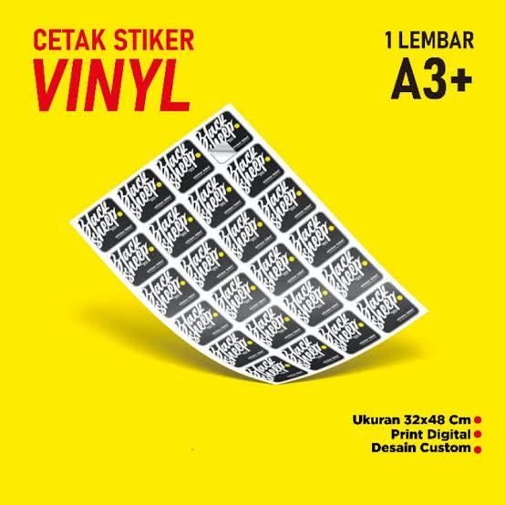 Stiker vynel