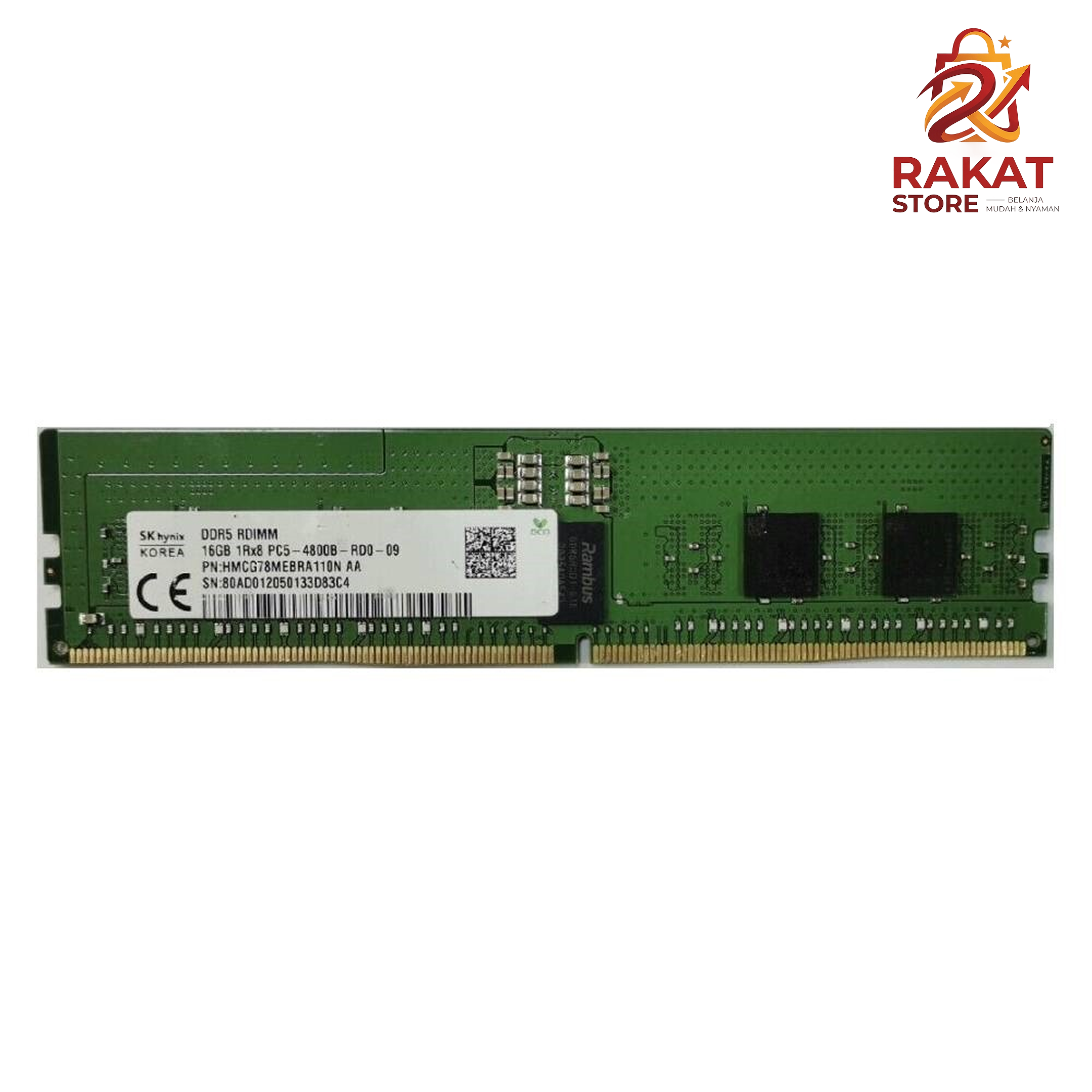 Memori Server SK Hynix Memori 16GB PC5-44800 DDR5 ECC UDIMM