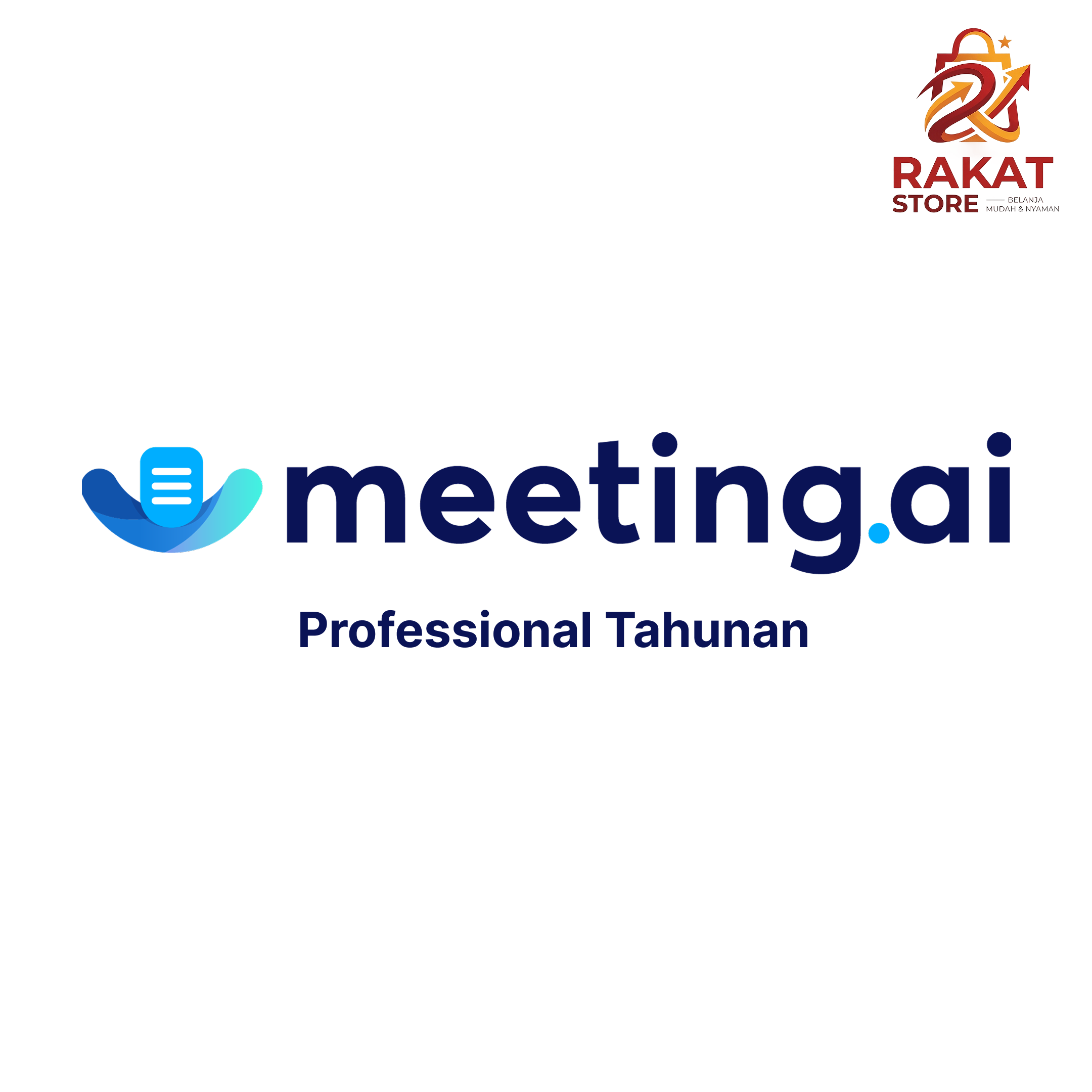 Meeting AI Professional Bulanan Pencatatan Rekaman Suara Otomatis