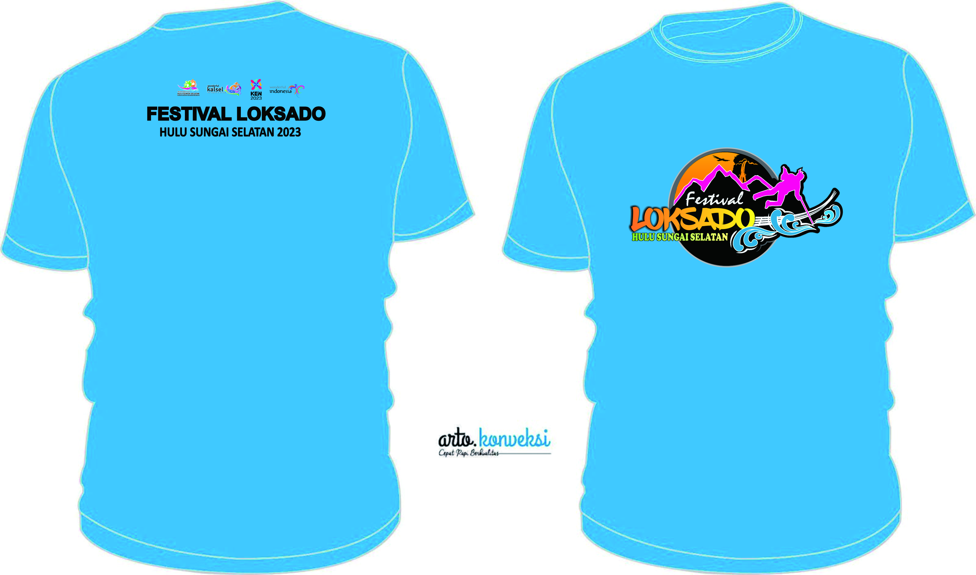 Kaos + Sablon