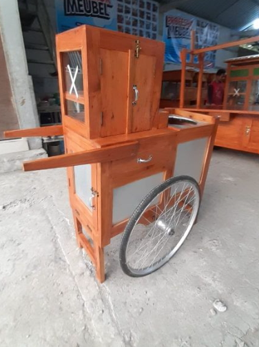 gerobak pentol dorong