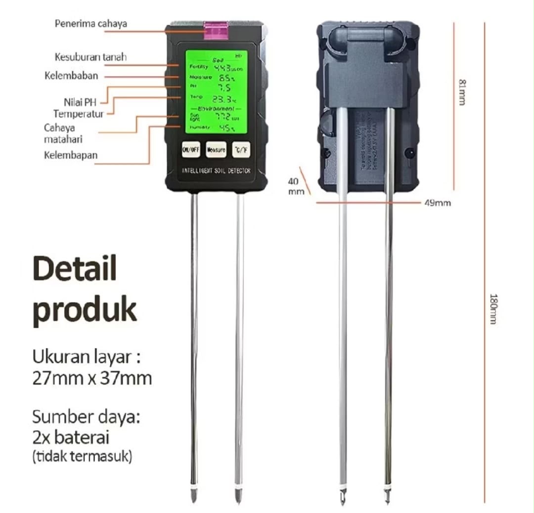 PH Meter Tanah Digital