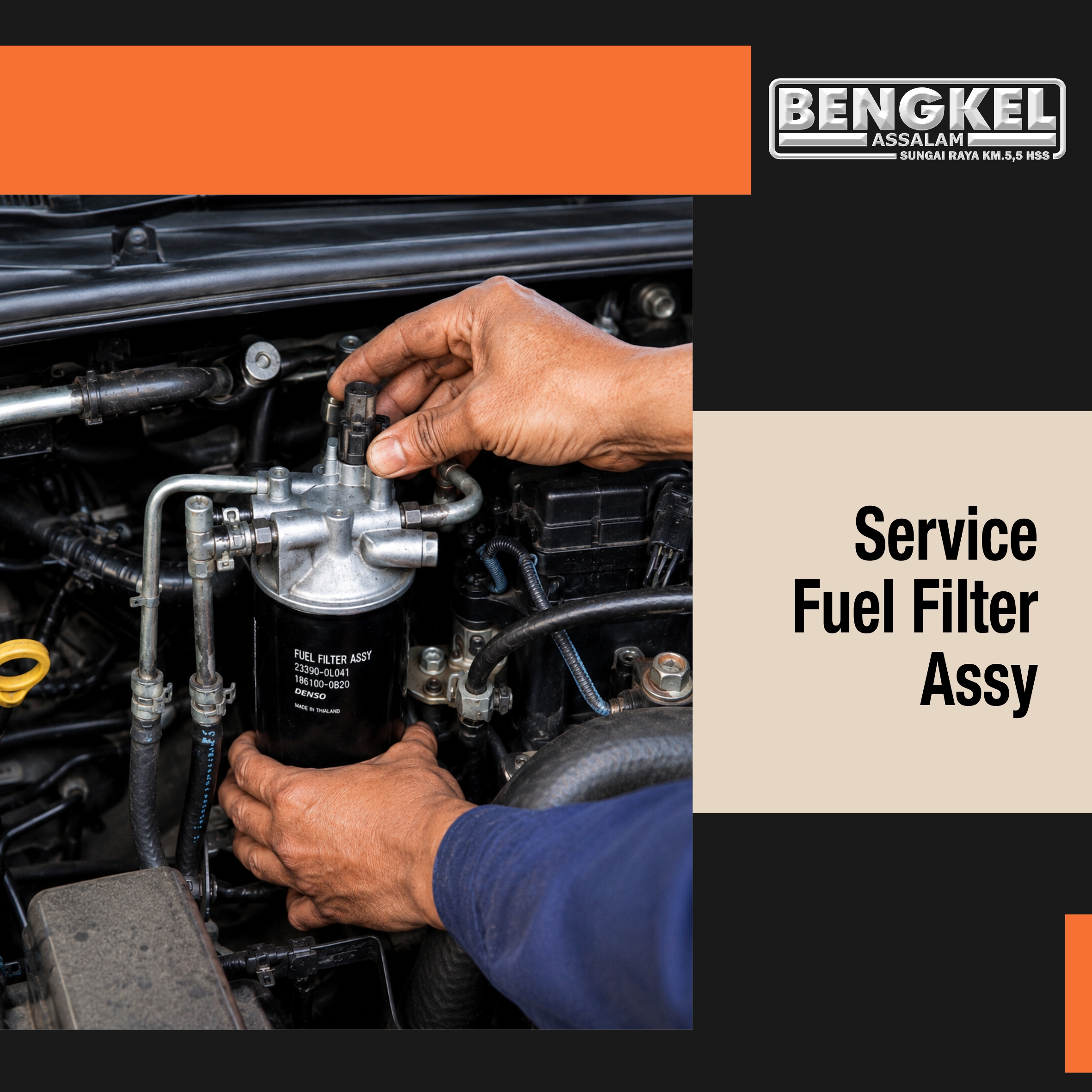 SERVICE FUEL FILTER ASSY