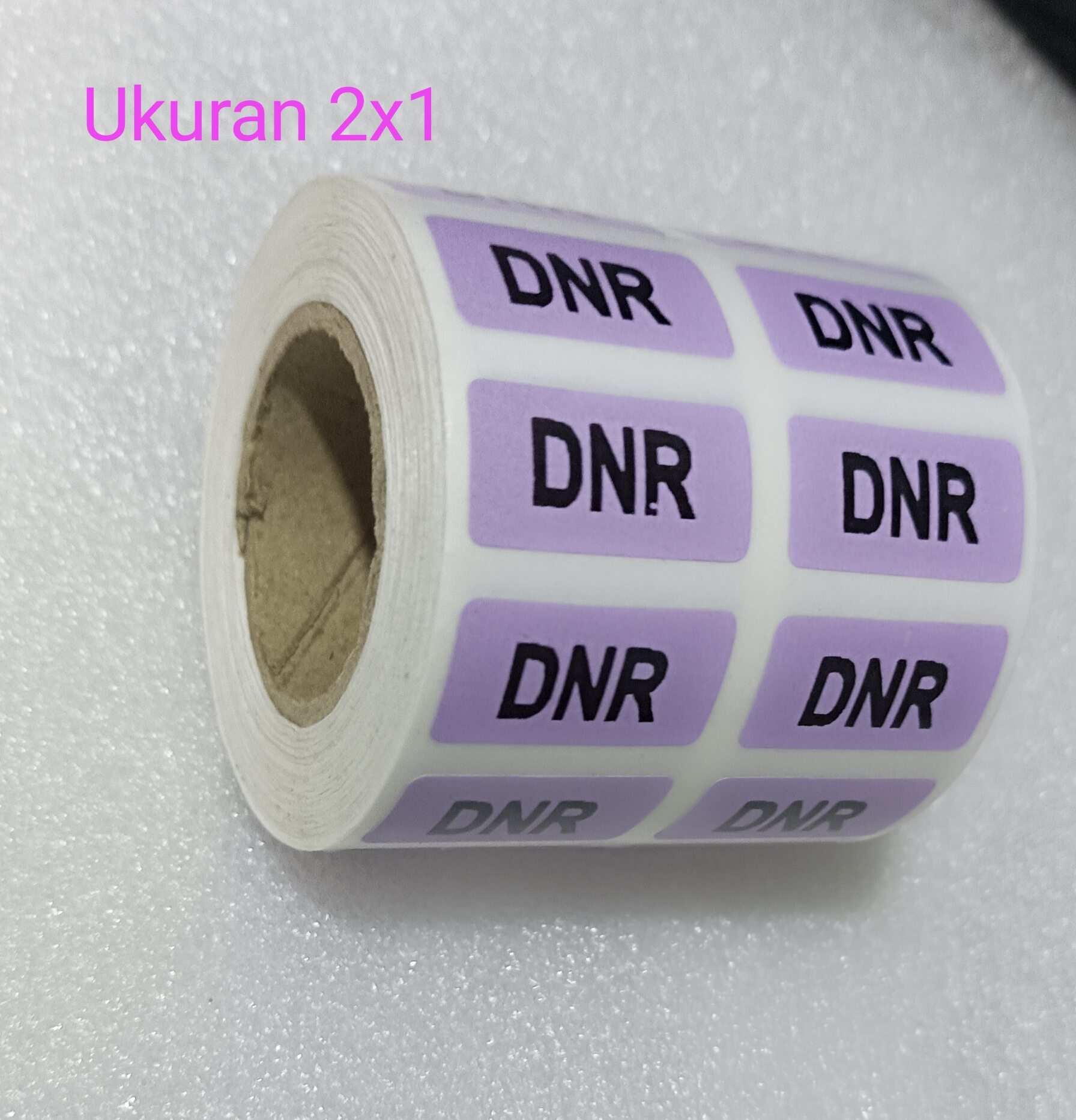 STICKER DNR ROLL @2500 PCS/ROLL