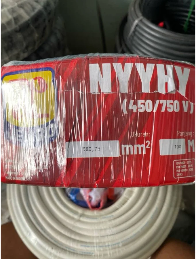 KABEL NYY2HY 5X0,75 mm