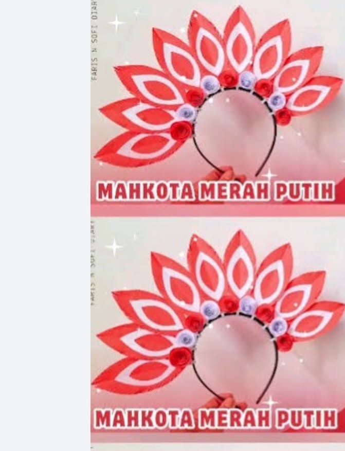 Mahkota/Bandu Merah Putih