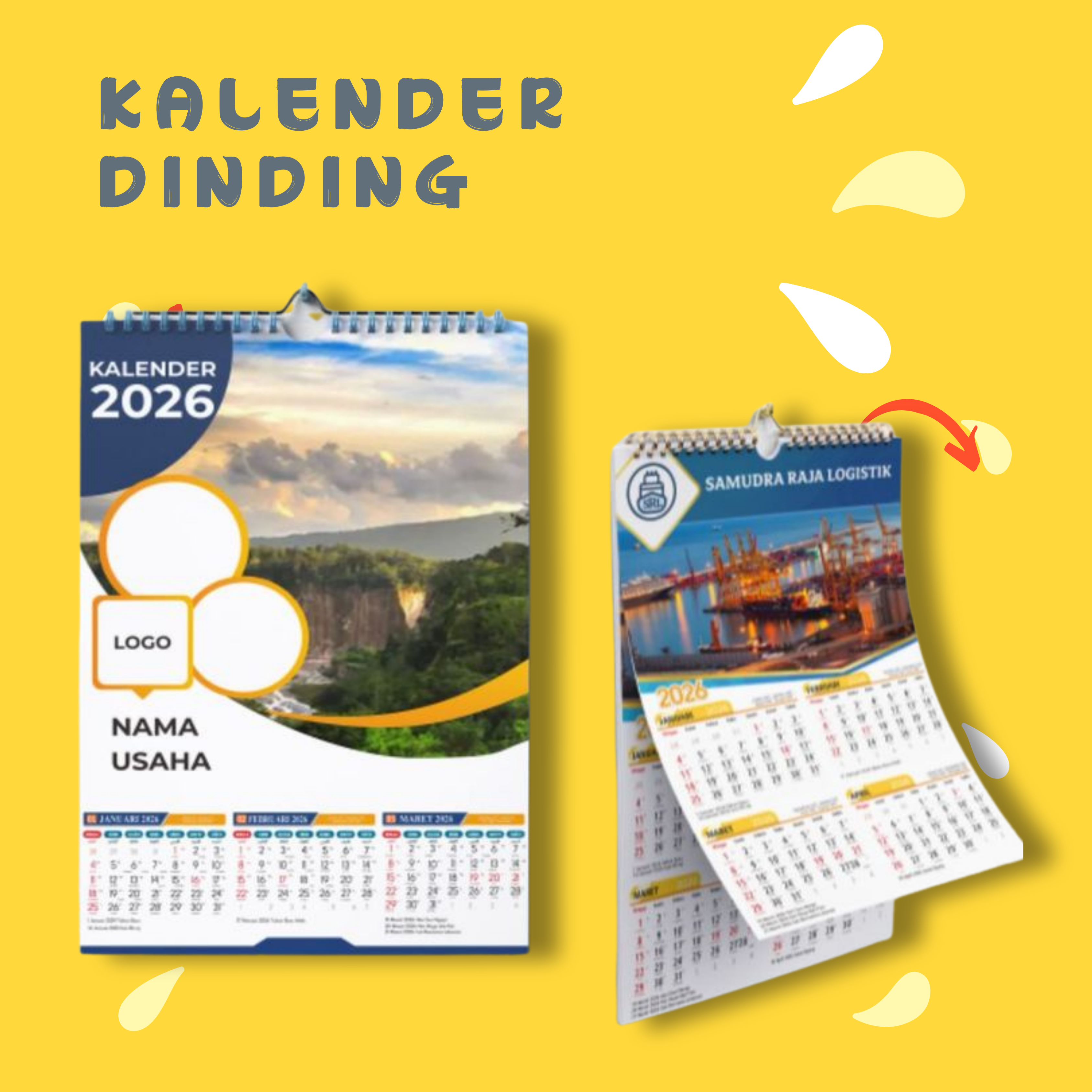 KALENDER DINDING 6 FLY