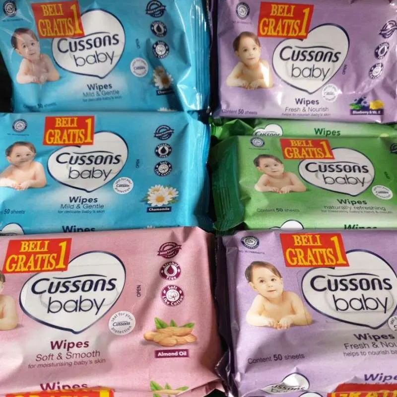 Tisu Basah Cussons Baby Wipes