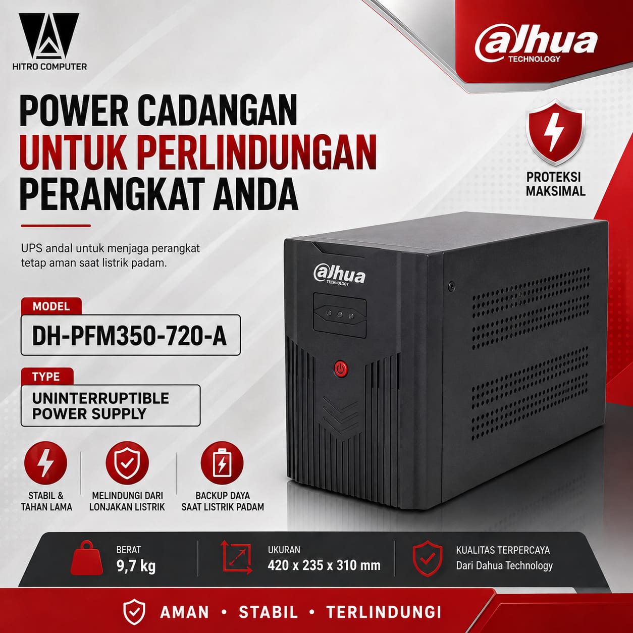 UPS DAHUA PFM-350 720A