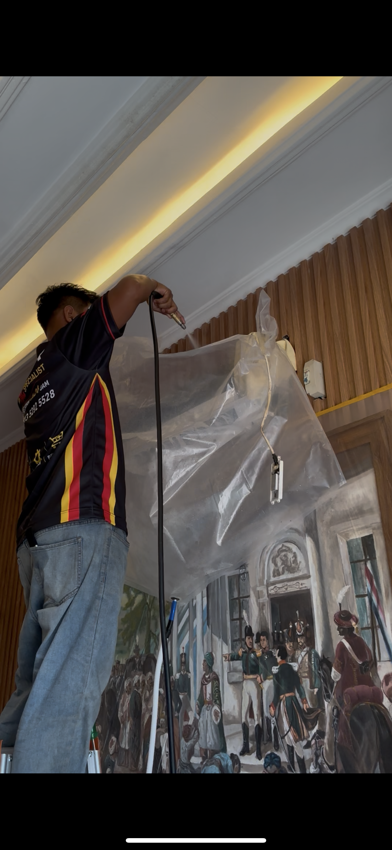 Service ringan/cuci indoor outdoor