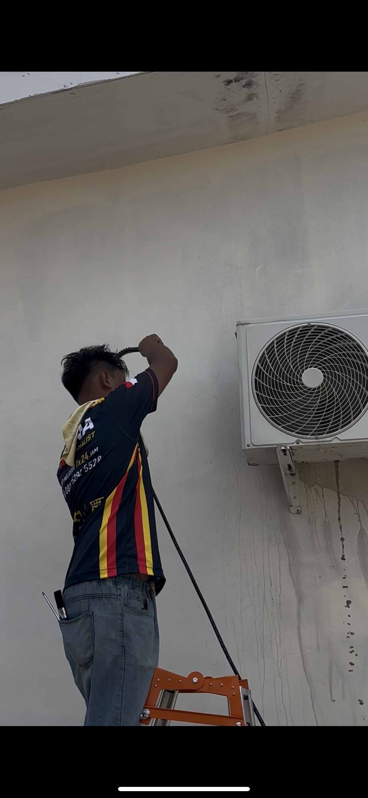 Service ringan/cuci indoor outdoor
