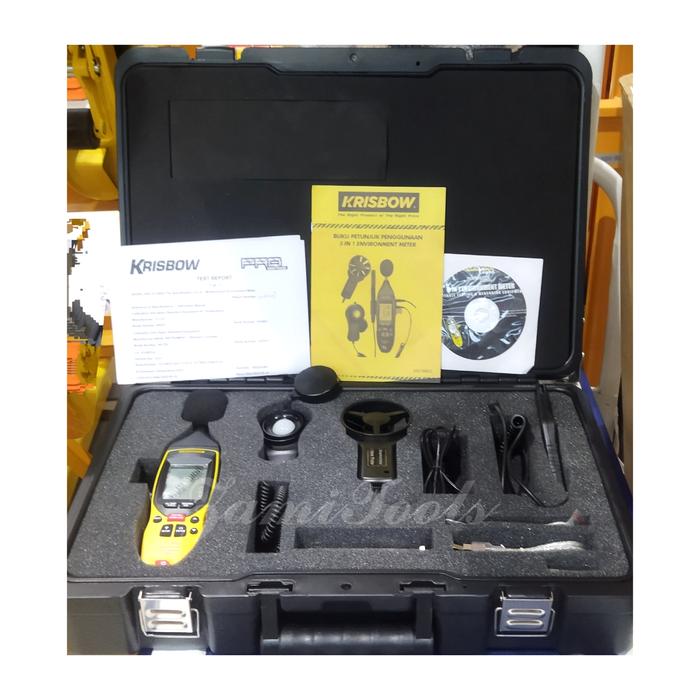 Alat Ukur Environment Meter Krisbow 5 In 1 Pro USB