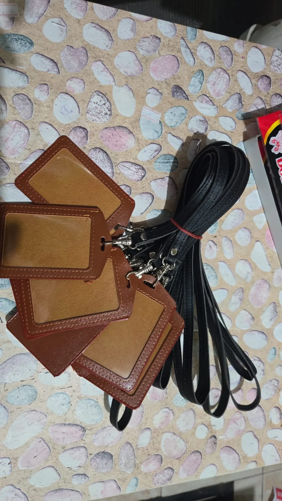 Tempat ID card tanda peserta