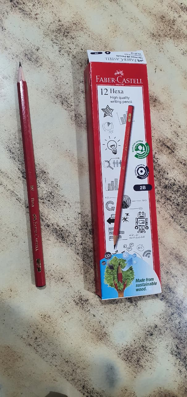PENCIL 2B FABER CASTEL HEXA