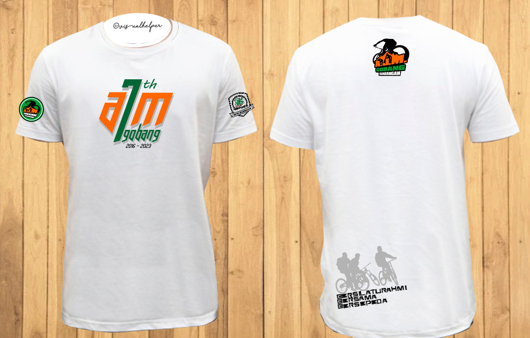 Cetak / sablon T Shirt Lgn. Pendek untuk kegiatan, event, acra kantor dll