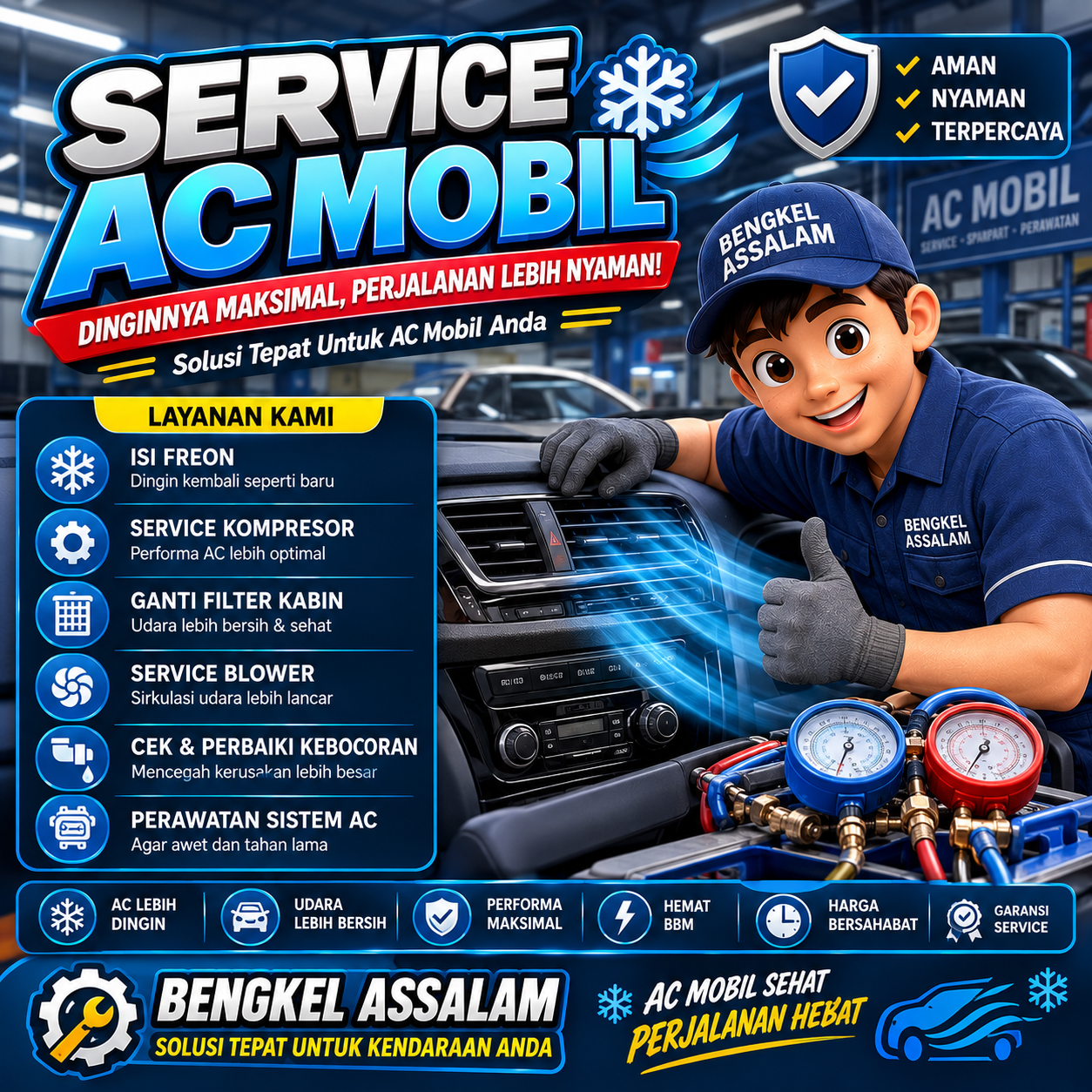 JASA SERVICE AC MOBIL