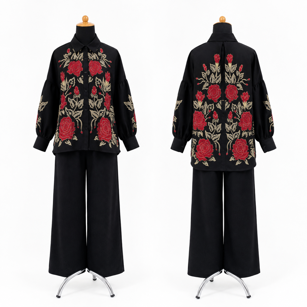 AURA BLOUSE (BORDIR MERAH)