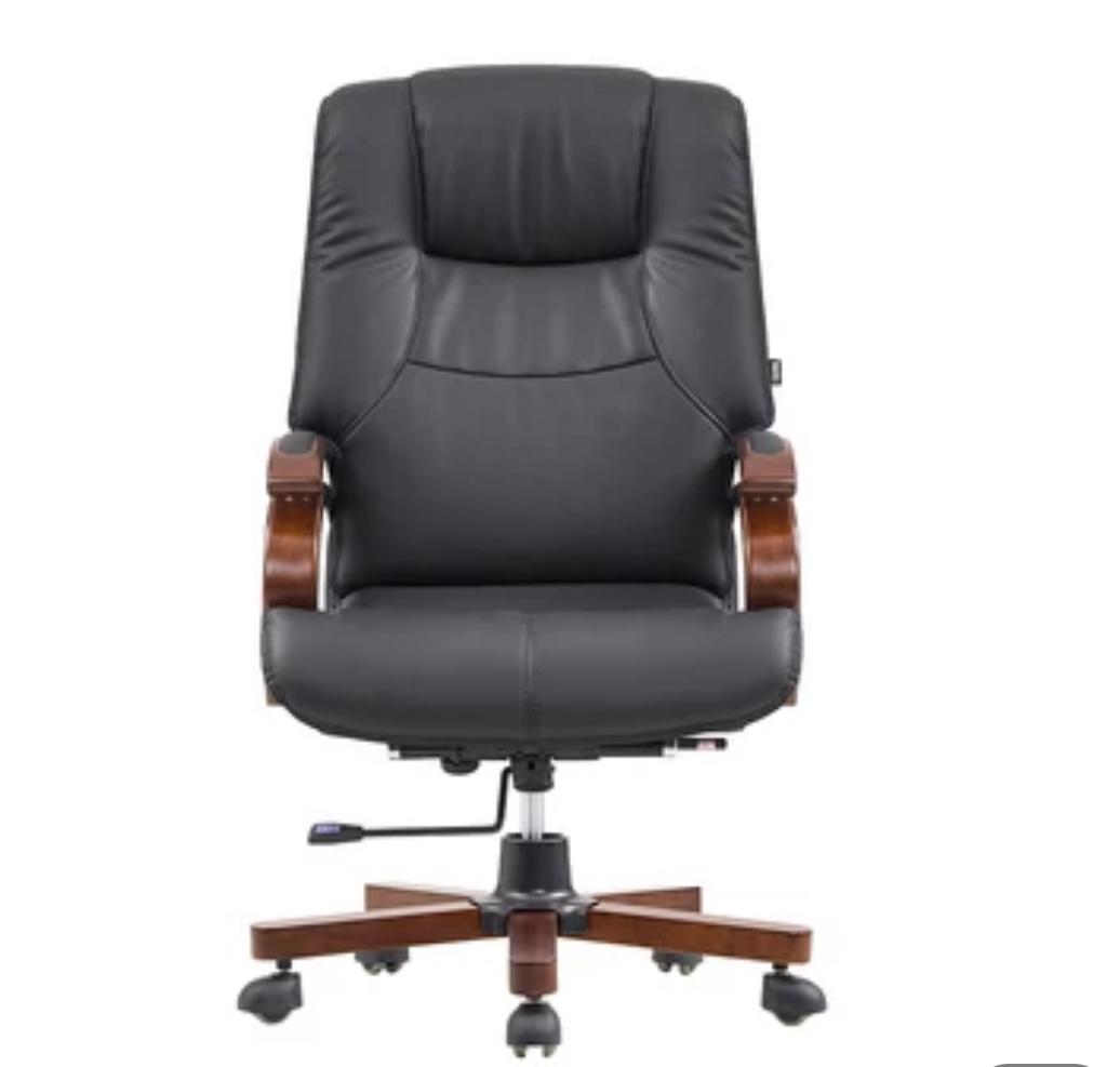 Kursi Kantor Sandaran Tinggi - Hitam