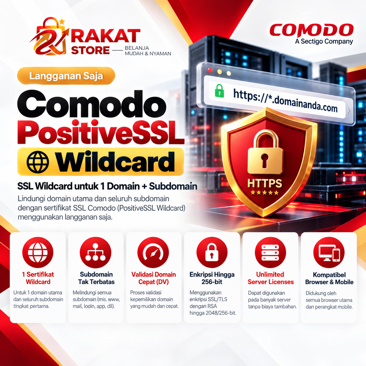 Paket SSL (Secure Sockets Layer) Keamanan Website Terpercaya