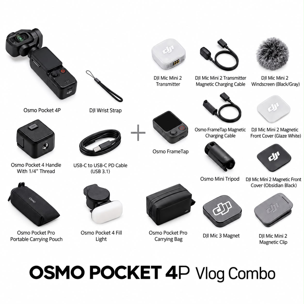 Kamera Pocket DJI OSMO 4P Vlog Combo
