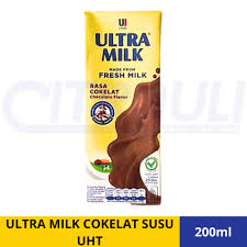 ULTRA MILK COKELAT UHT 200 ML PERDUS ISI 24